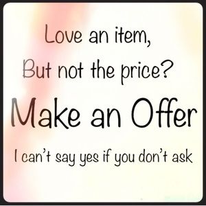 All Reasonable Offers Considered <3